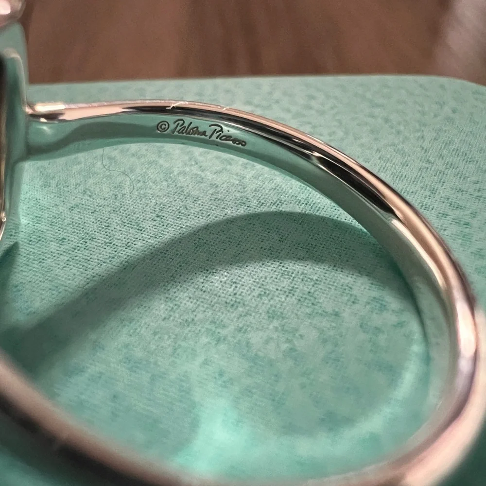 Black onyx‎ Paloma Picasso sugar stack ring